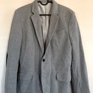 Zara Basic Textured Weave Blazer